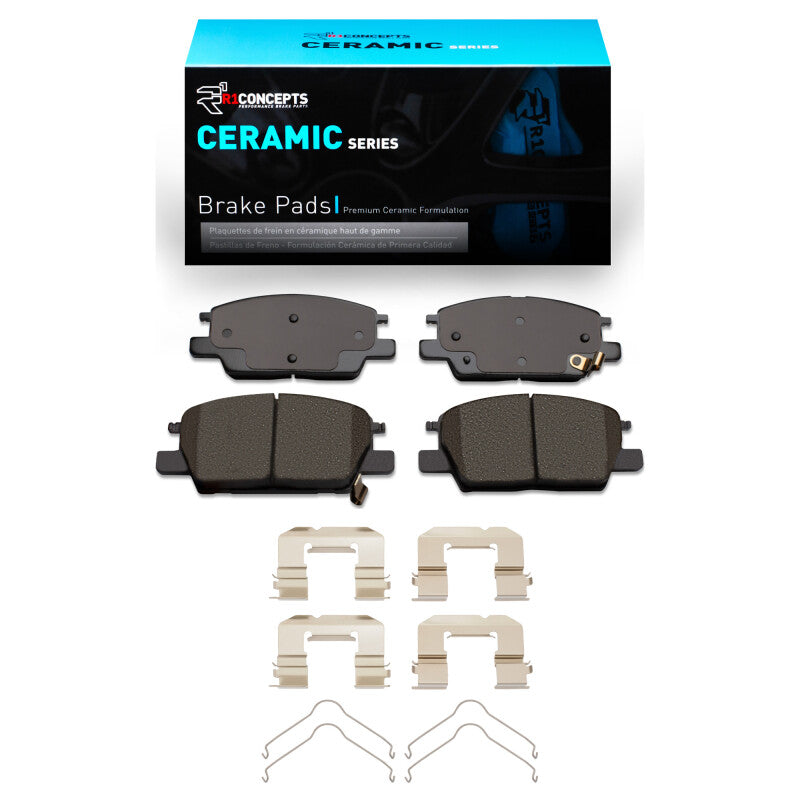 R1 Concepts R1 16-22 Buick Encore Front Ceramic Brake Pads & Hardware Kit
