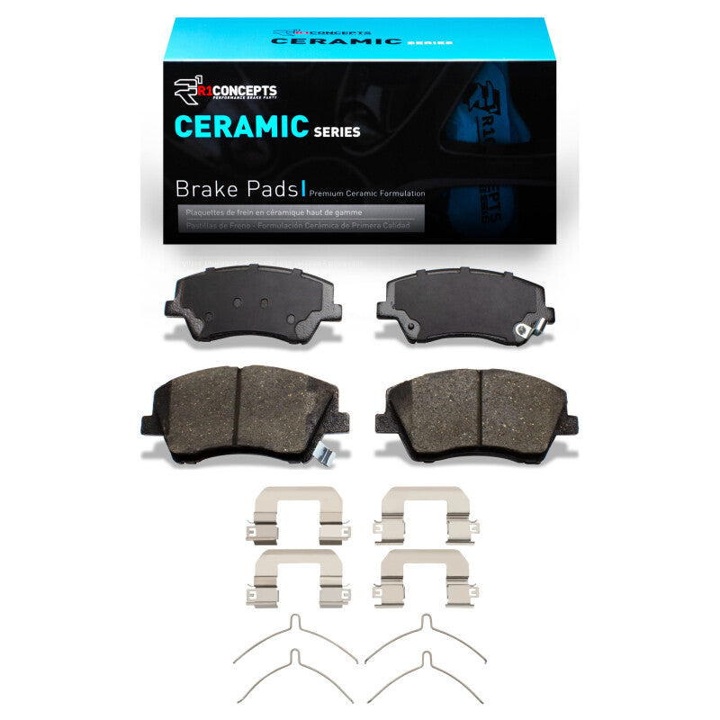 R1 Concepts R1 2017-2022 Hyundai Elantra Front R1 Ceramic Pads & Hardware Kit