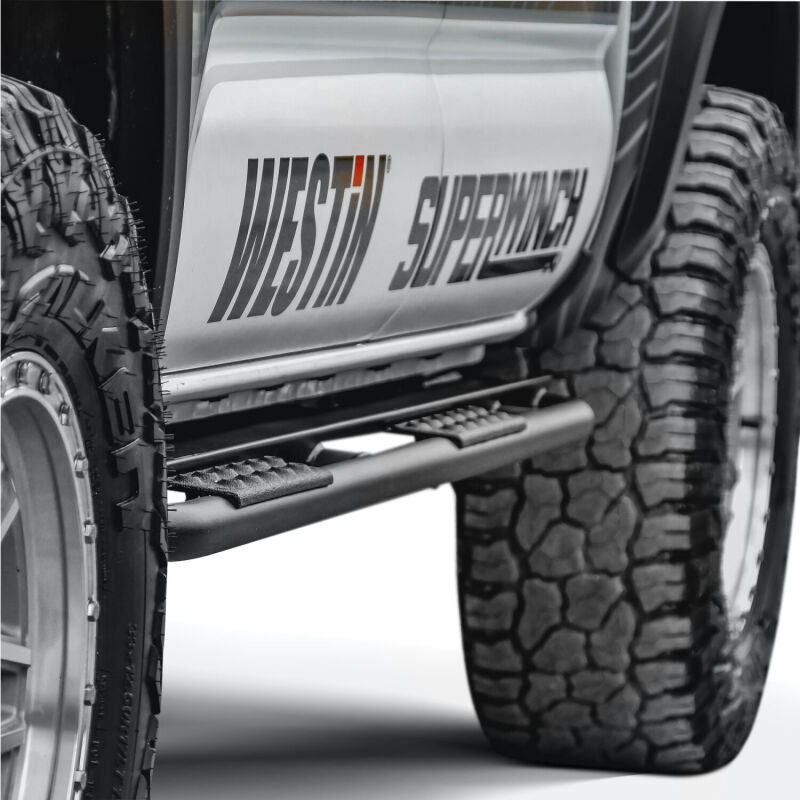 Westin 05-23 Toyota Tacoma Rock Slider - Textured Black