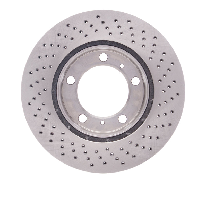 DFC 05-08 Porsche Cayman Left Front Drilled Brake Rotor