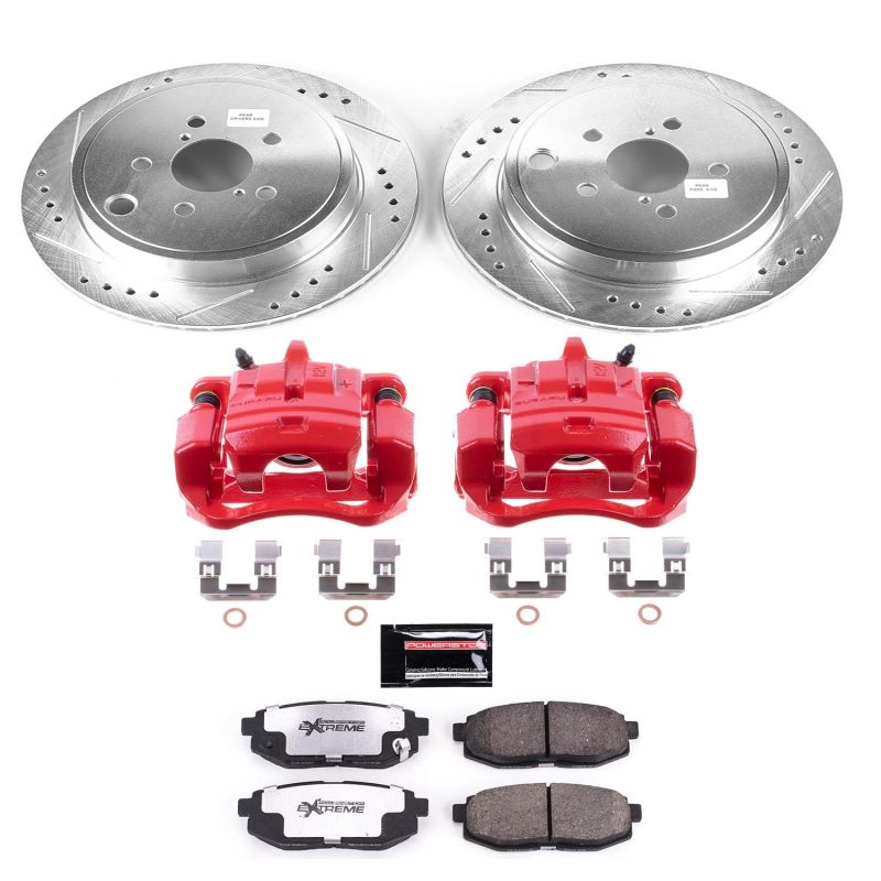 PowerStop Power Stop 13-16 Scion FR-S Rear Z26 Street Warrior Brake Kit w/Calipers