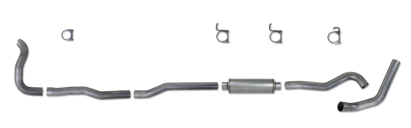 Diamond Eye Performance Diamond Eye KIT 4in CLAMP Turbo Back SGL AL: 89-93 DODGE CUMMINS 5.9L