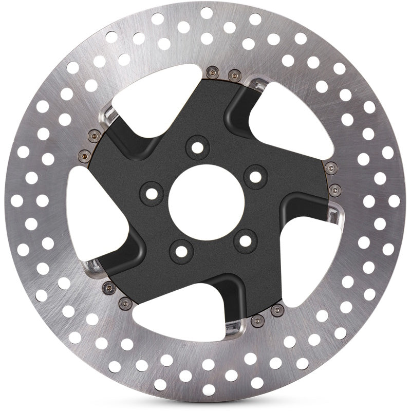 Performance Machine Disc/Carr 11.8 Factor Rear Left - Black Ops