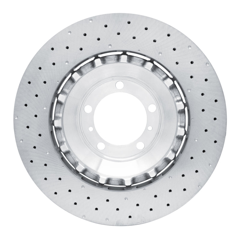 DFC 10-11 Porsche 911 Right Front Drilled Hi-Carbon Alloy Geomet Coated Rotor