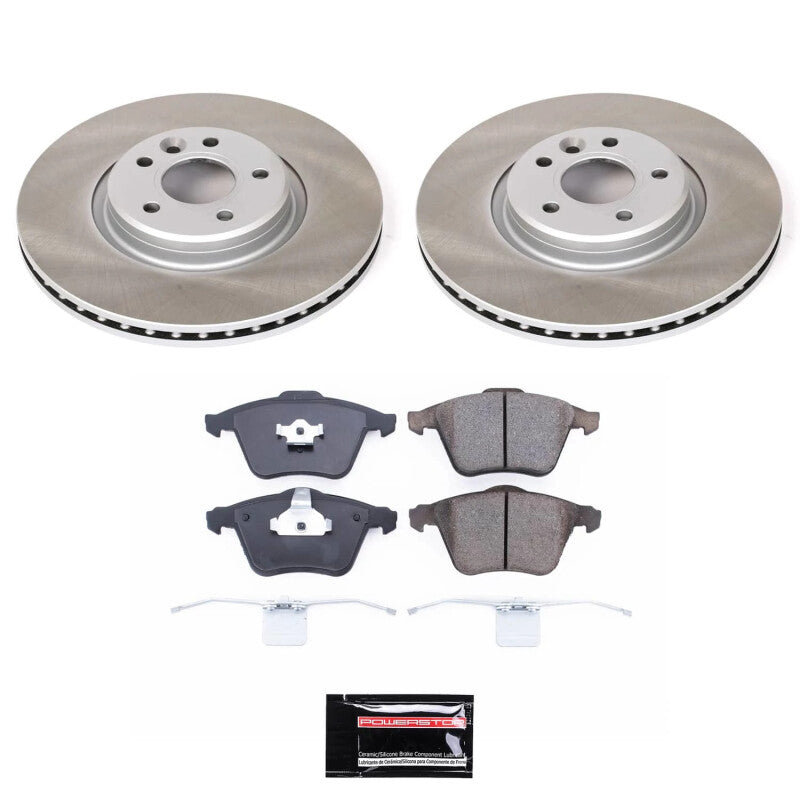 PowerStop Power Stop 05-11 Volvo V50 Front Semi-Coated Rotor Kit