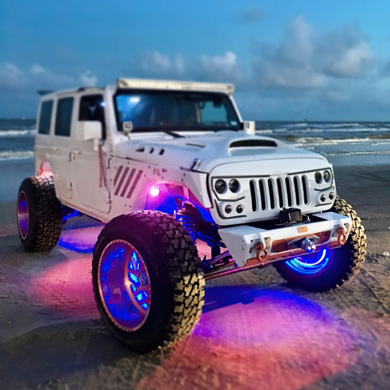 ORACLE Lighting Oracle LED Illuminated Wheel Rings - Double LED - Blue