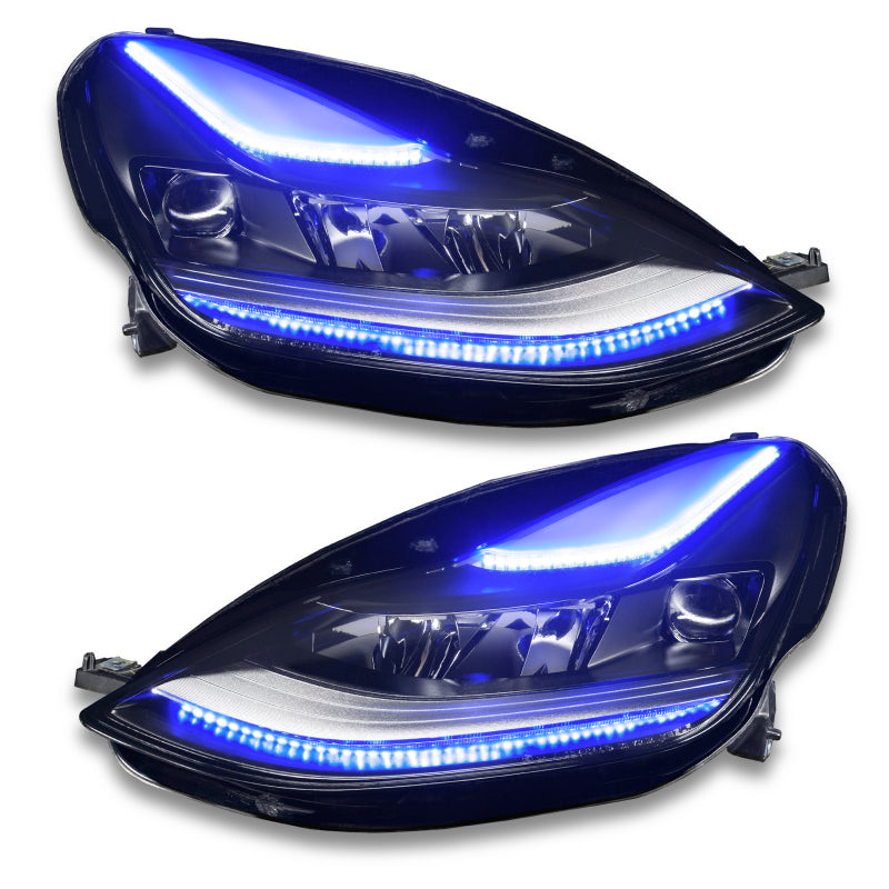 ORACLE Lighting Oracle 2021+ Tesla Model 3 Dynamic ColorSHIFT Headlight DRL Upgrade Kit