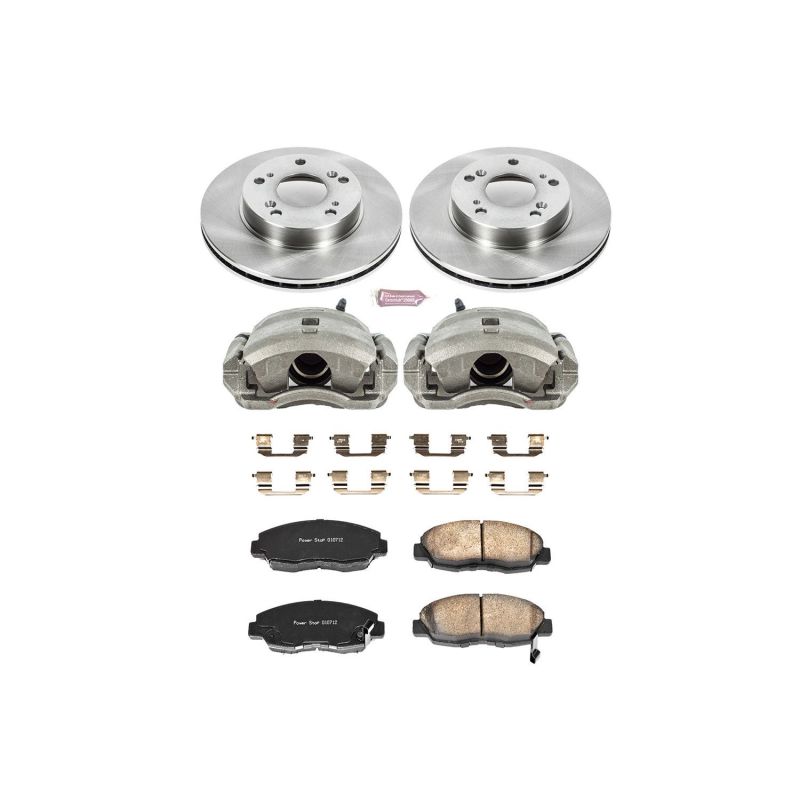 PowerStop Power Stop 06-11 Honda Civic Front Autospecialty Brake Kit w/Calipers