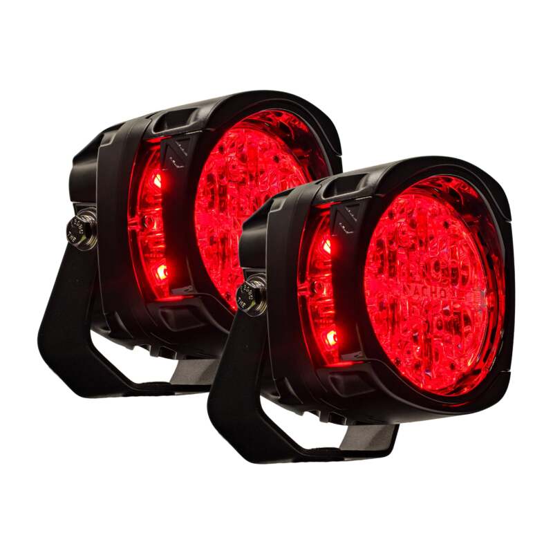 Nacho Offroad Technology Nacho Lighting Quatro Chase - Red (Pair)