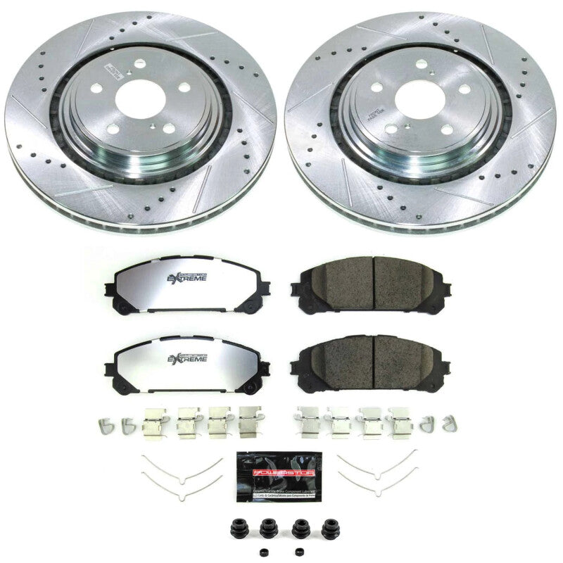 PowerStop Power Stop 20-22 Toyota Highlander Front Z36 Truck & Tow Brake Kit