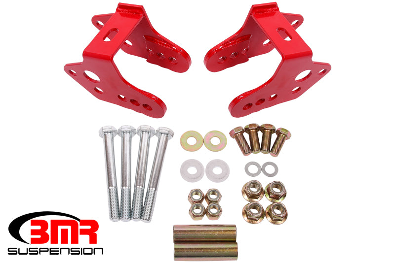 BMR Suspension BMR 79-04 Ford Mustang Control Arm Relocation Bracket - Red
