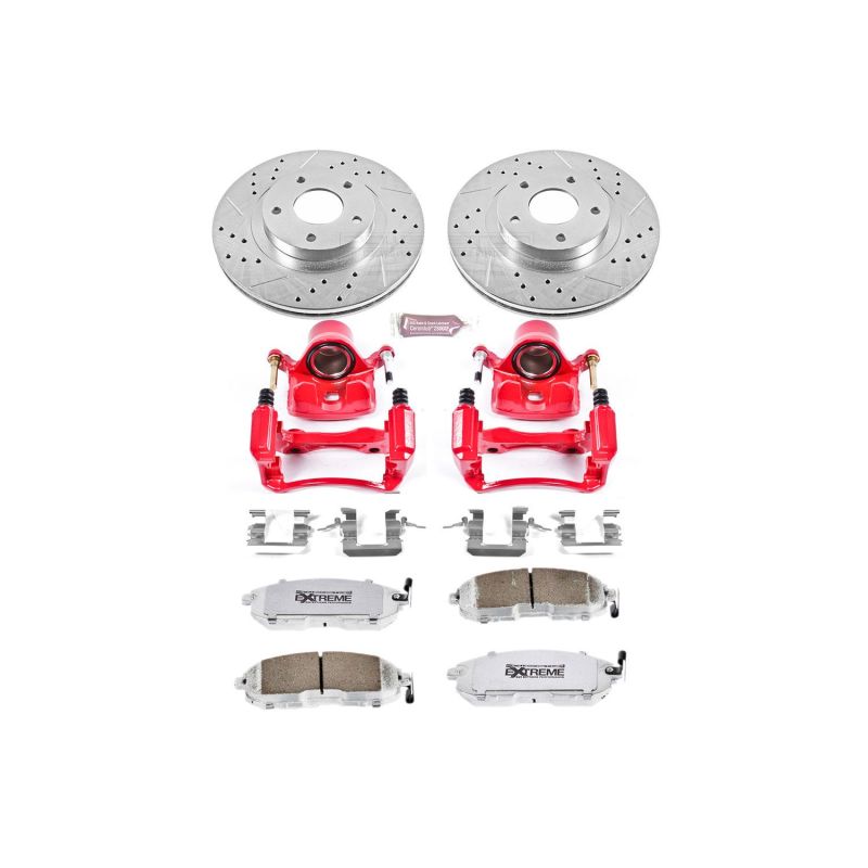 PowerStop Power Stop 02-04 Infiniti I35 Front Z26 Street Warrior Brake Kit w/Calipers