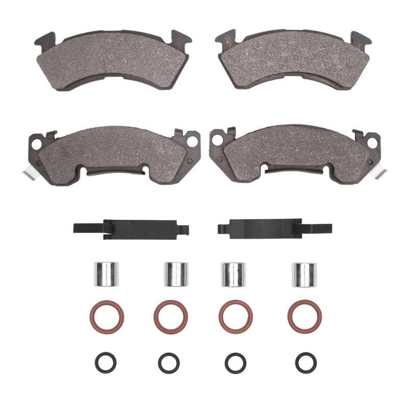 DFC 94-96 Chevrolet Commercial Chassis Front 5000 Advanced Semi Metallic Brake Pads and Hardware Kit