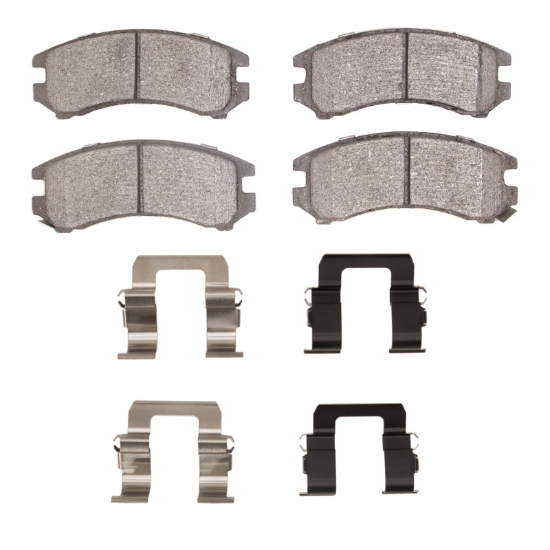 DFC 86-90 Nissan Pulsar NX Front 5000 Advanced Semi Metallic Brake Pads and Hardware Kit