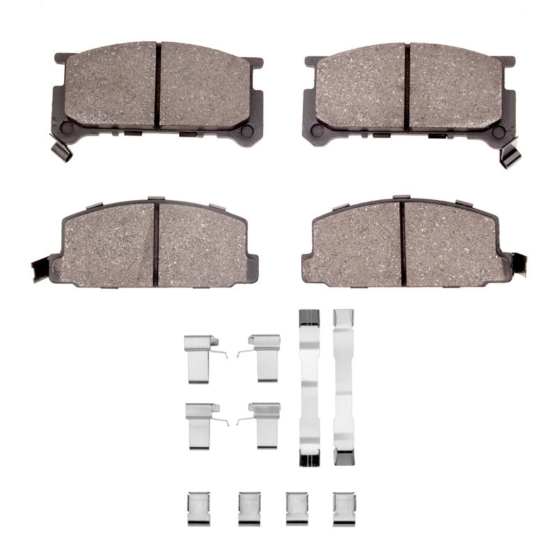R1 Concepts R1 1980-1989 Subaru GL Front R1 Semi Met Pads & Hardware Kit