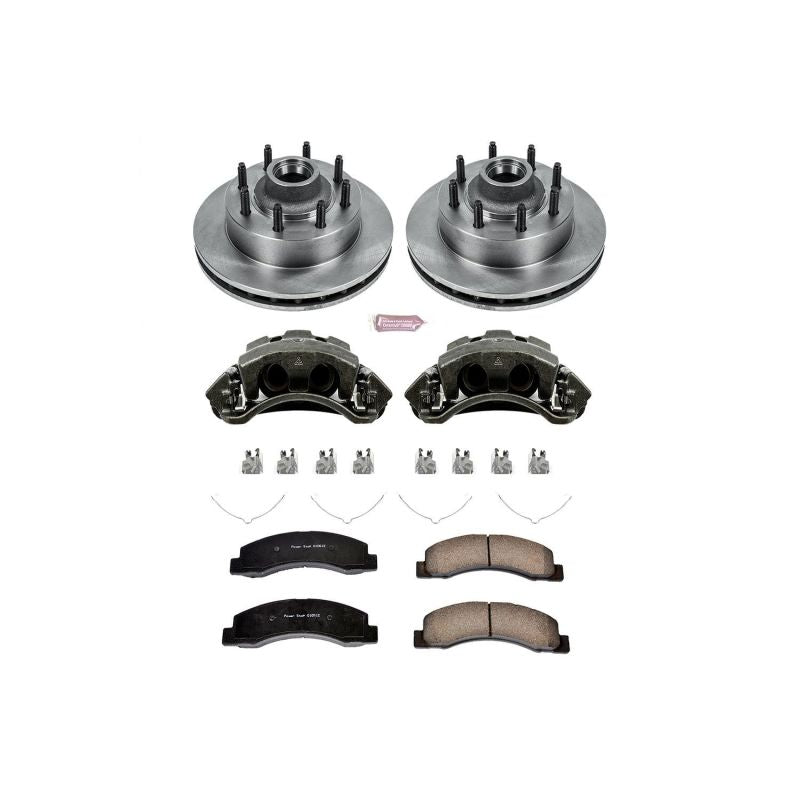 PowerStop Power Stop 99-02 Ford F-350 Super Duty Front Autospecialty Kit w/Cals