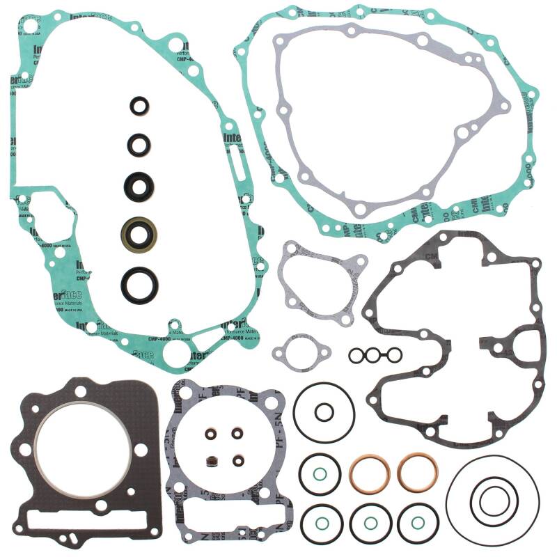 Vertex Pistons Vertex Gaskets 99-04 Honda TRX400EX Complete Gasket Kit w/ Oil Seals
