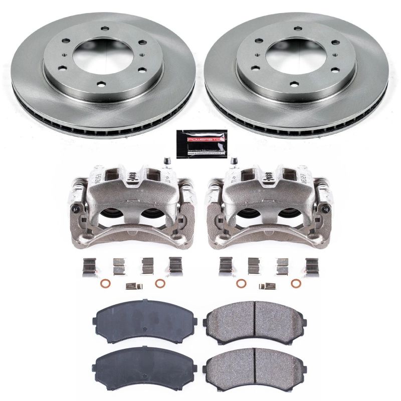 PowerStop Power Stop 01-06 Mitsubishi Montero Front Autospecialty Brake Kit w/Calipers