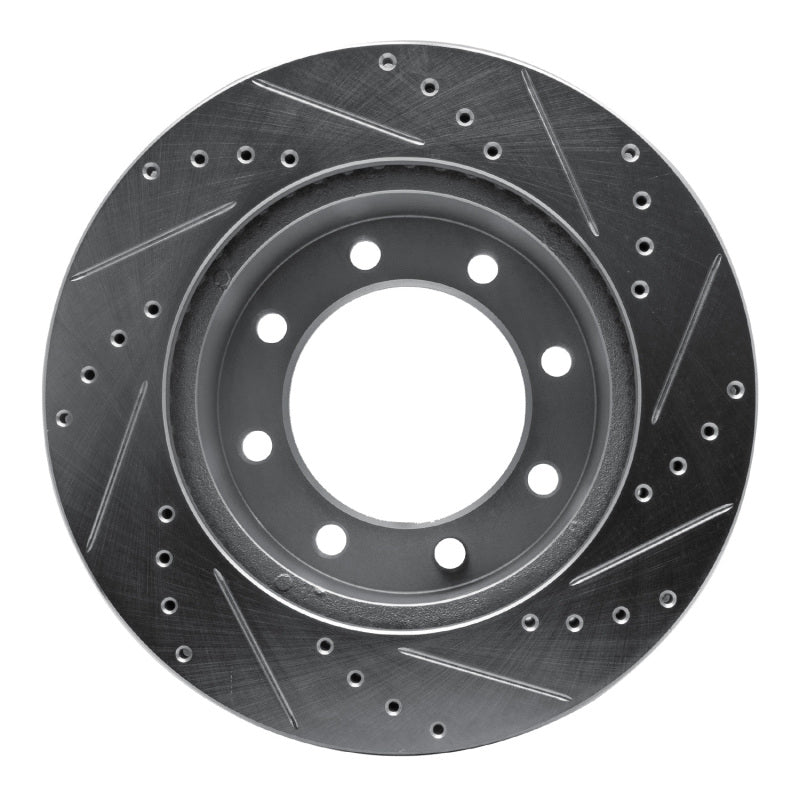 R1 Concepts R1 05-12 Ford F-250 4WD (Super Duty) Front Left Drilled & Slotted Silver Brake Rotor