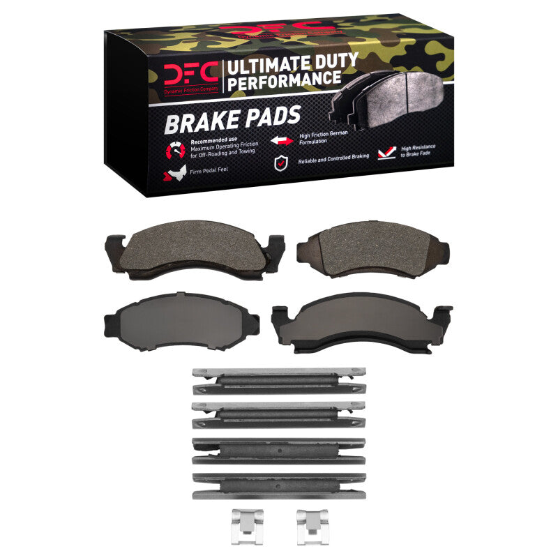 DFC 86-93 Ford Bronco Front Ultimate Duty Performance Brake Pads and Hardware Kit