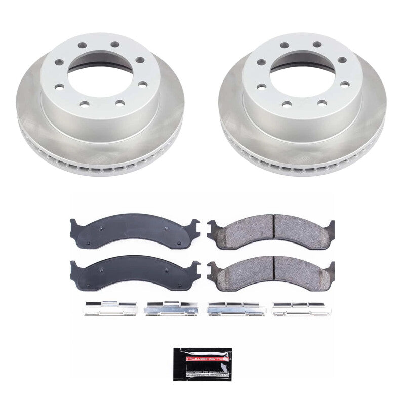 PowerStop Power Stop 00-02 Dodge Ram 3500 Front Semi-Coated Rotor Kit