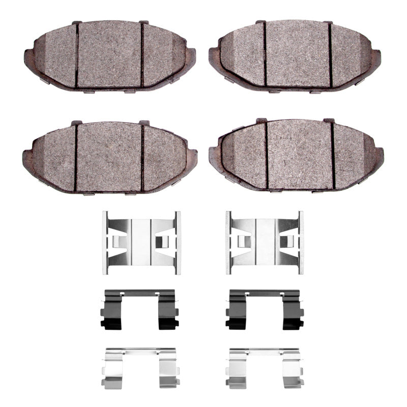 DFC 98-02 Ford Crown Victoria Front 5000 Advanced Semi Metallic Brake Pads and Hardware Kit