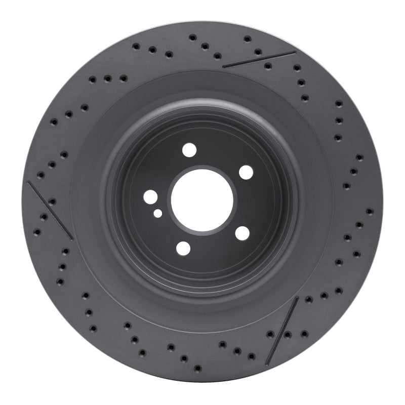DFC 10-18 Mercedes-Benz C63 AMG Rear Drilled GeoSPEC Coated Rotor and Slotted