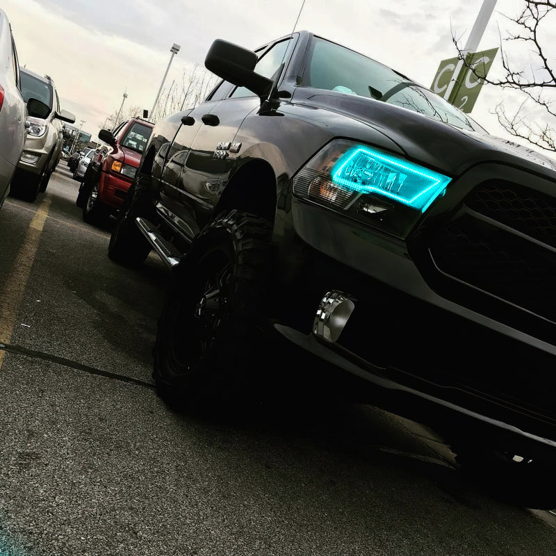 ORACLE Lighting Oracle Dodge Ram Sport 09-18 LED Headlight Halo Kit - ColorSHIFT w/ BC1 Controller