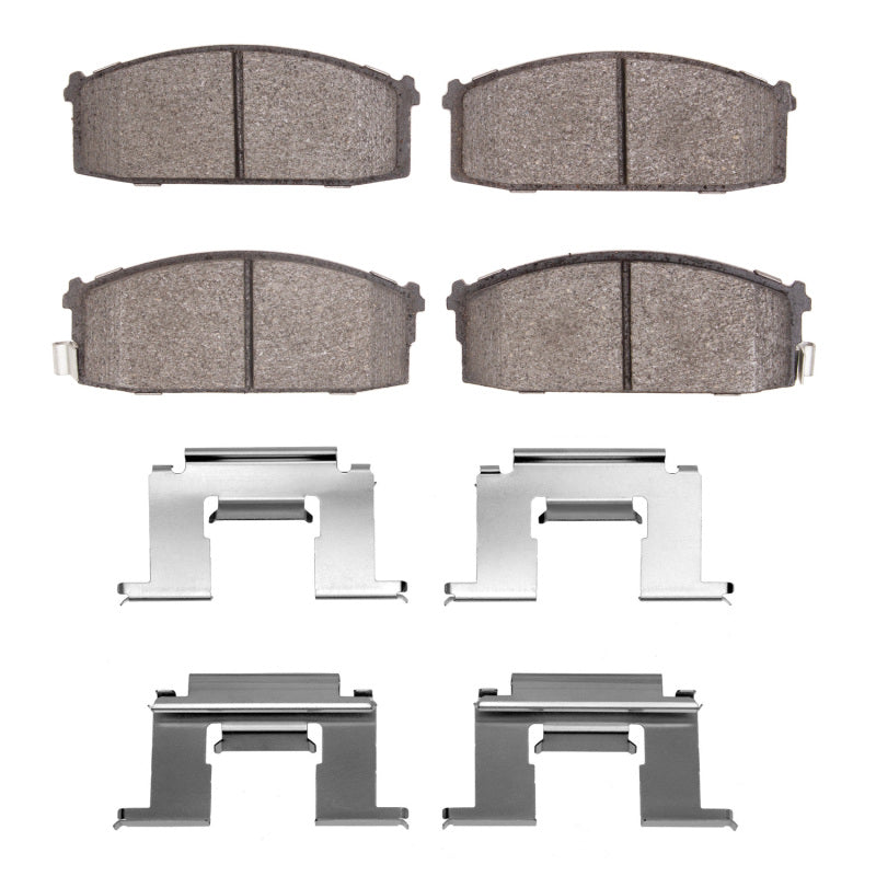 R1 Concepts R1 86-86 Nissan STANZA Front Semi Met Pads & Hardware Kit