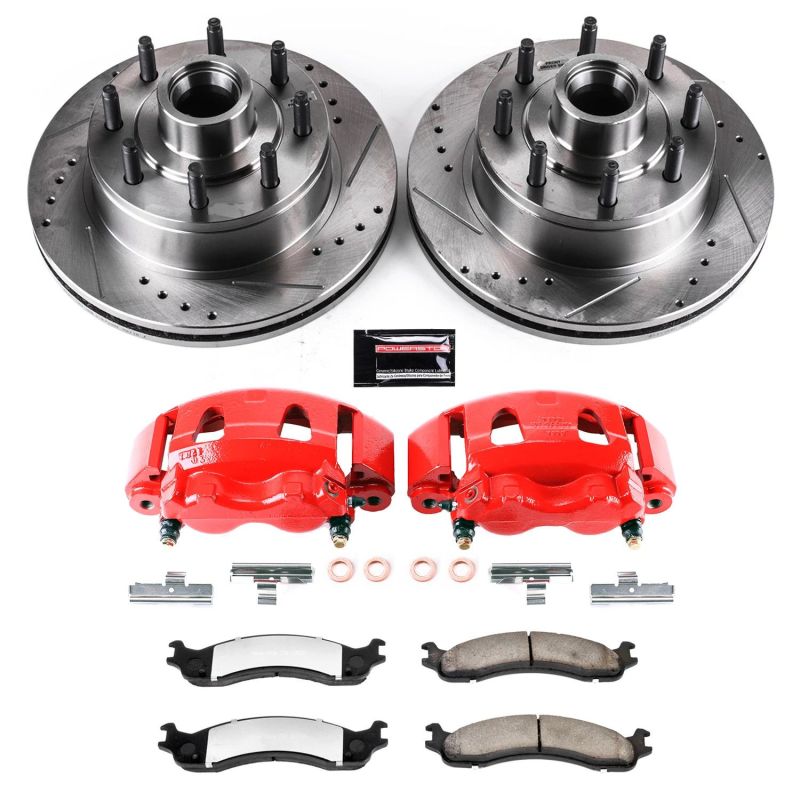 PowerStop Power Stop 2007 Ford E-150 Front Z36 Truck & Tow Kit w/Cals