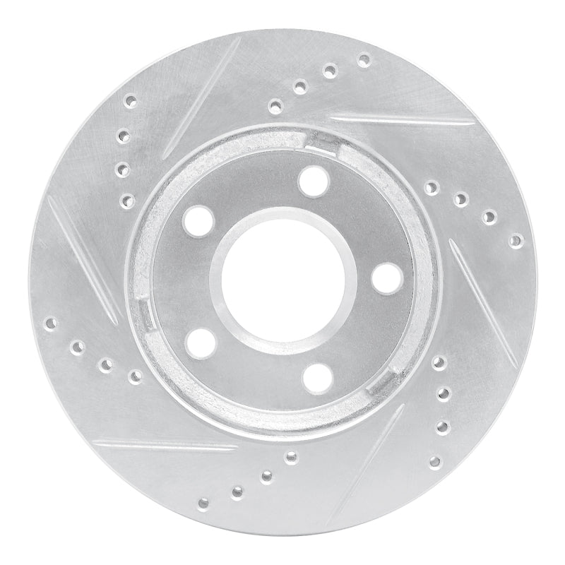 R1 Concepts R1 97-05 Buick Century Front Right Drilled & Slotted Silver Brake Rotor