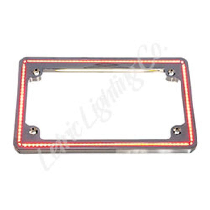 Letric Lighting 09-13 Road King Perfect Plate Light License Plate Frame Chrome