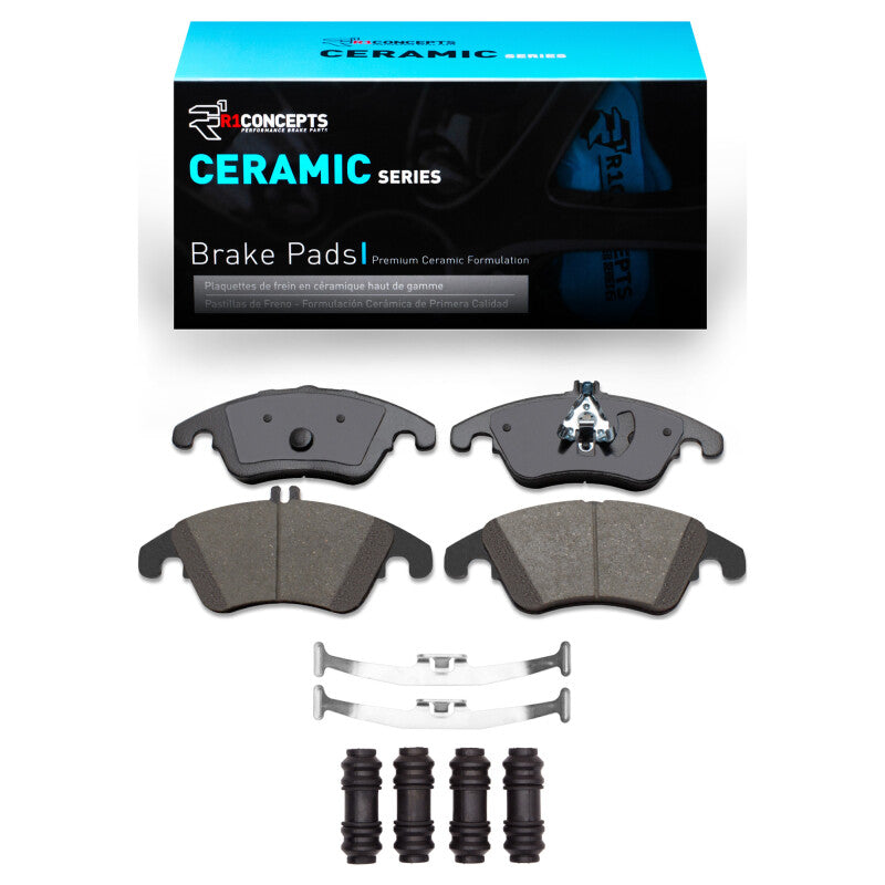 R1 Concepts R1 2008-2020 Mercedes-Benz E550 Front R1 Ceramic Pads & Hardware Kit