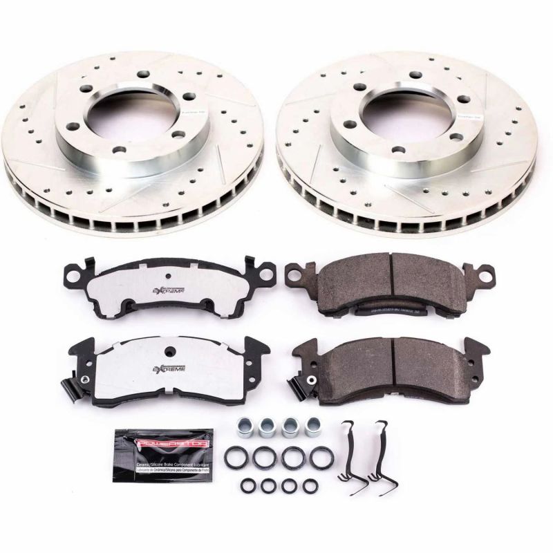PowerStop Power Stop 71-74 Chevrolet Blazer Front Z26 Street Warrior Brake Kit