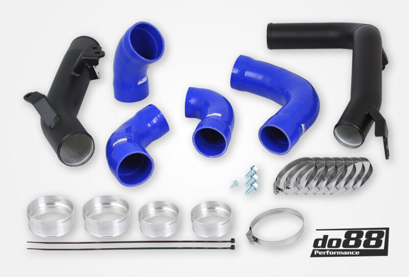 do88 Volvo S60 V60 XC60 V90 S90 XC90 SPA Pressure Pipes Petrol OEM Intercooler Blue Hoses