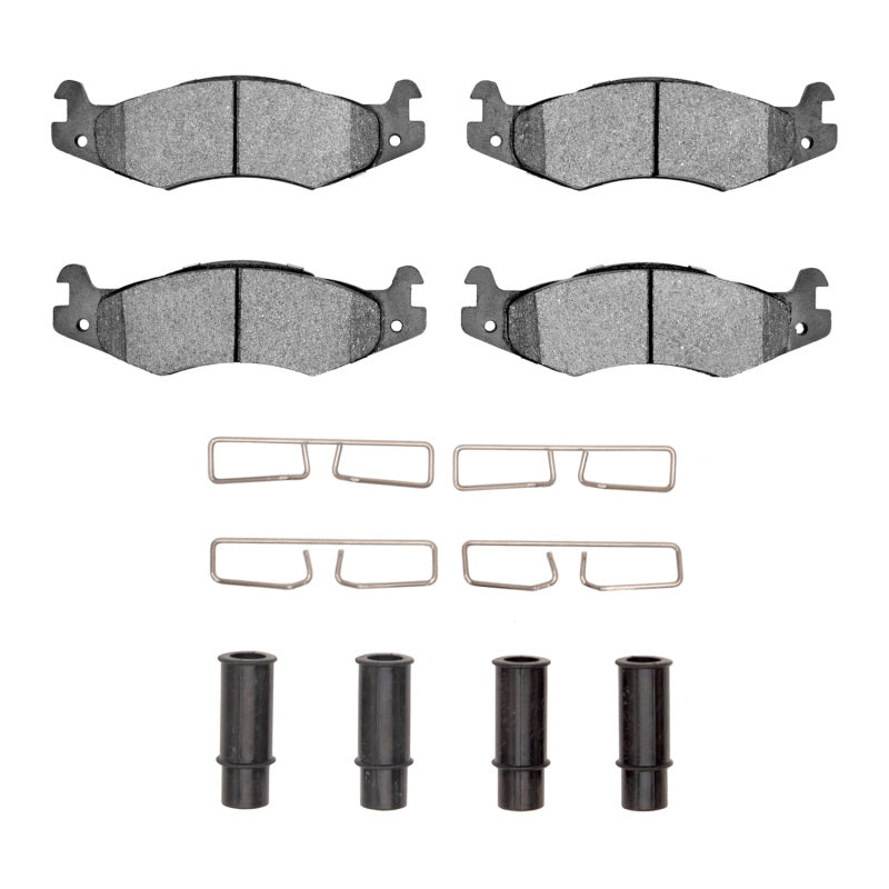 R1 Concepts R1 92-06 Hummer H1 Front/Rear Semi Met Pads & Hardware Kit