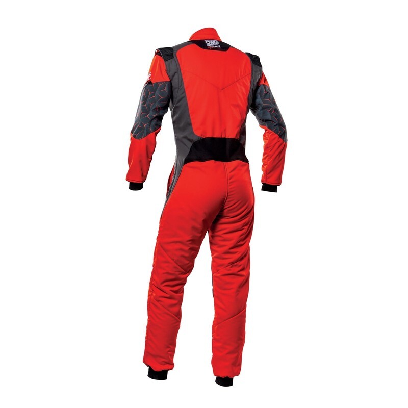 OMP Tecnica Hybrid Overall Fia 8856-2018 - Red/Black Sz 56