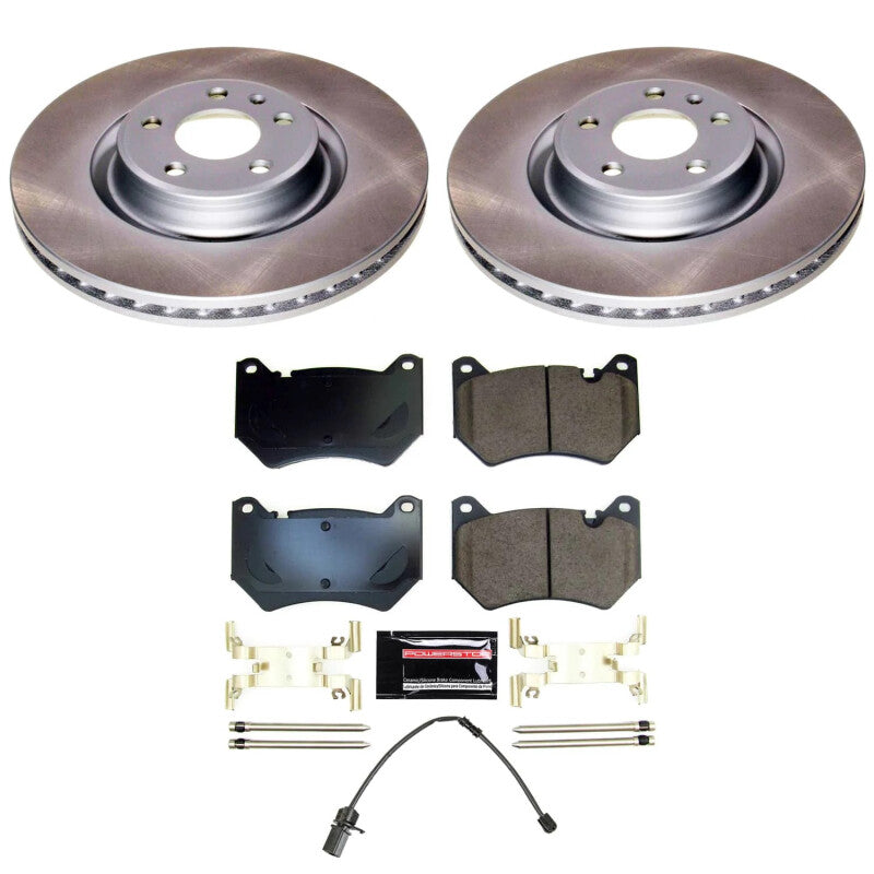 PowerStop Power Stop 18-22 Audi Q5 Front Semi-Coated Rotor Kit