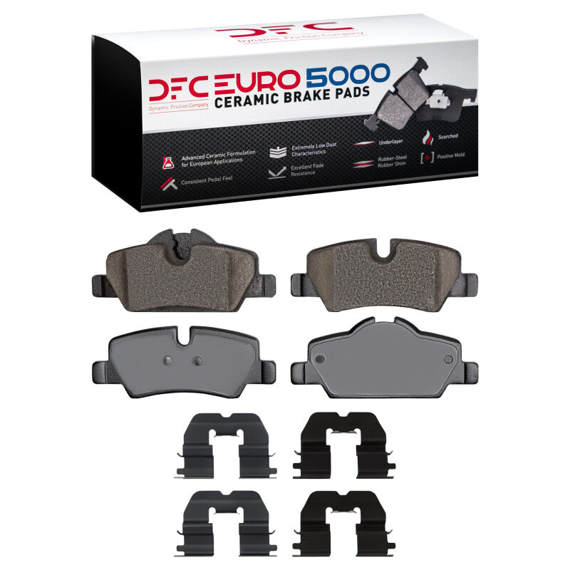 DFC 14-24 Mini Cooper (Excl Clubman) Rear Euro 5000 Ceramic Brake Pads and Hardware Kit