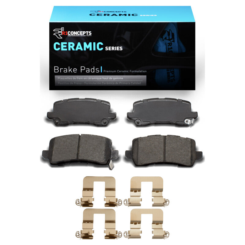 R1 Concepts R1 2014-2020 Acura RLX Rear R1 Ceramic Pads & Hardware Kit