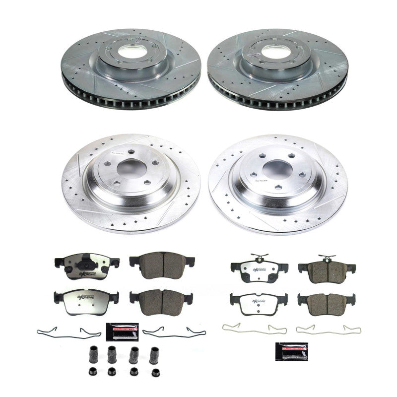 PowerStop Power Stop 21-22 Ford Bronco Sport Front & Rear Z36 Truck & Tow Brake Kit