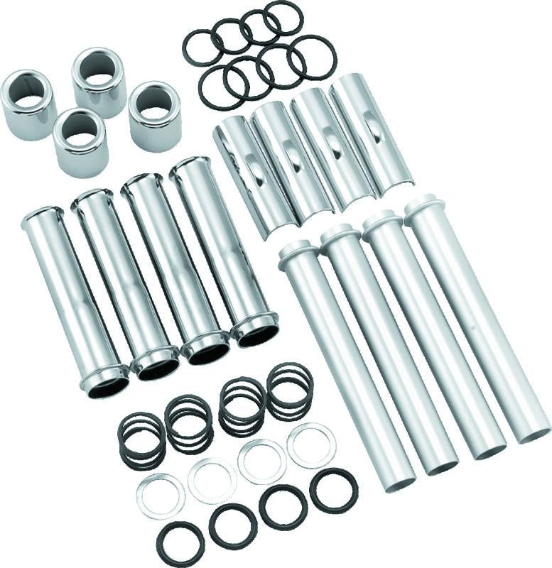 TwinPower Twin Power 99-17 Twin Cam Twin Push Rod Tube Kit Adjustable Pushrods OK