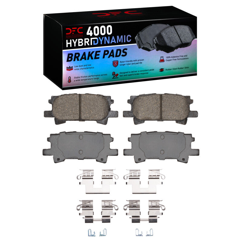 DFC 04-09 Lexus RX330 Rear 4000 HybriDynamic Brake Pads and Hardware Kit