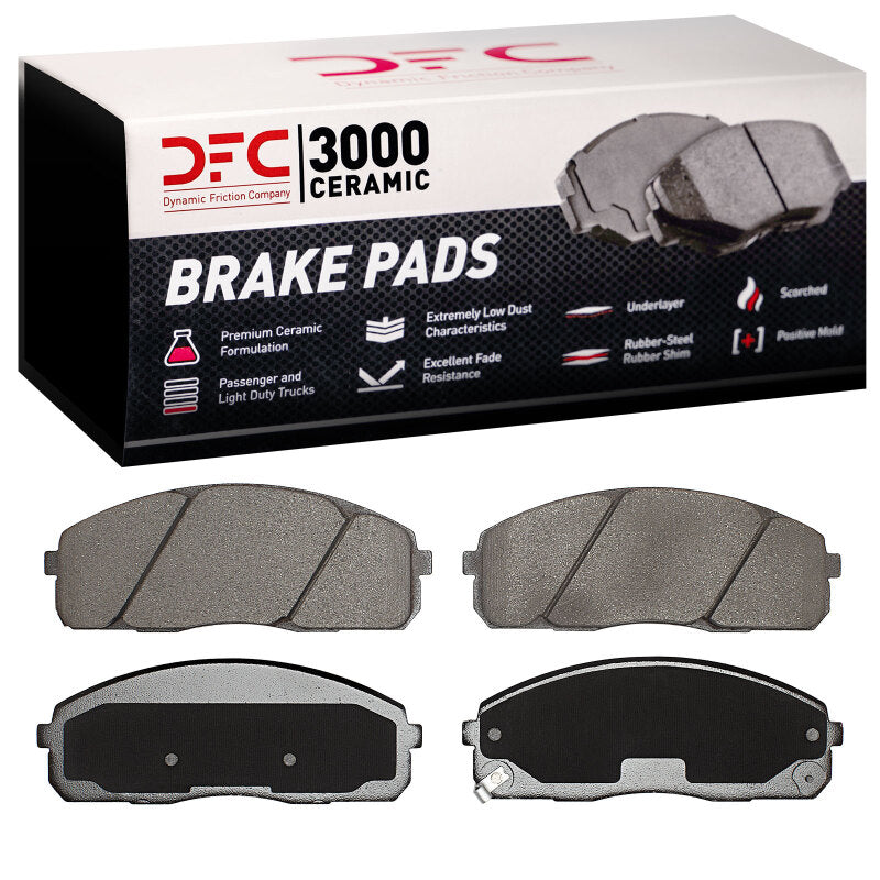 DFC 06-11 Dodge H100 (Mexico) Front 3000 Ceramic Brake Pads