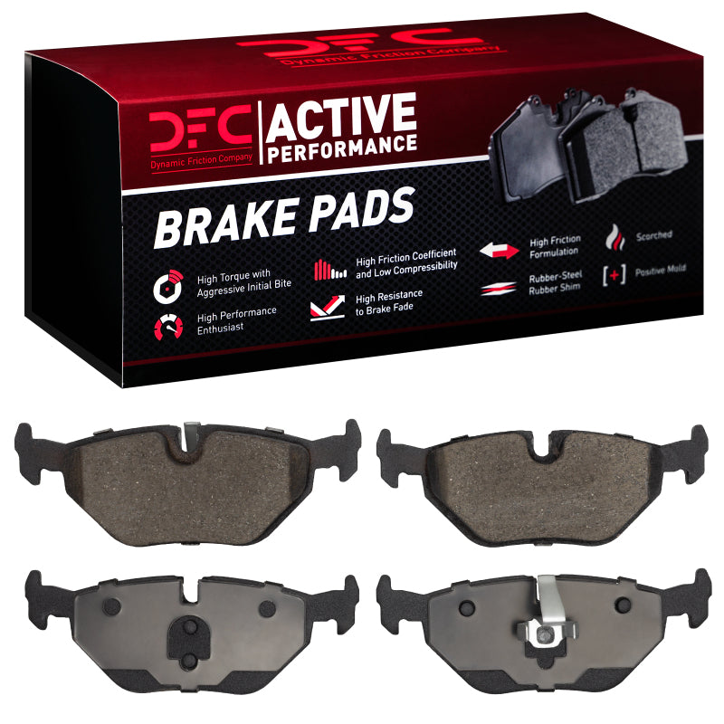 DFC 91-10 BMW 328I Rear Active Performance Pads - Low Metallic
