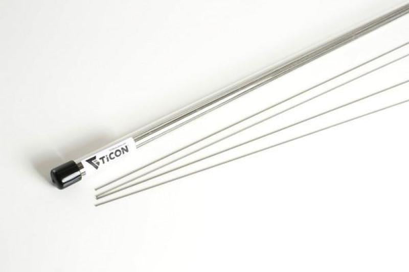 Ticon Industries 39in Length 1/2lb 2.2mm/.087in Filler Diameter CP1 Titanium Filler Rod