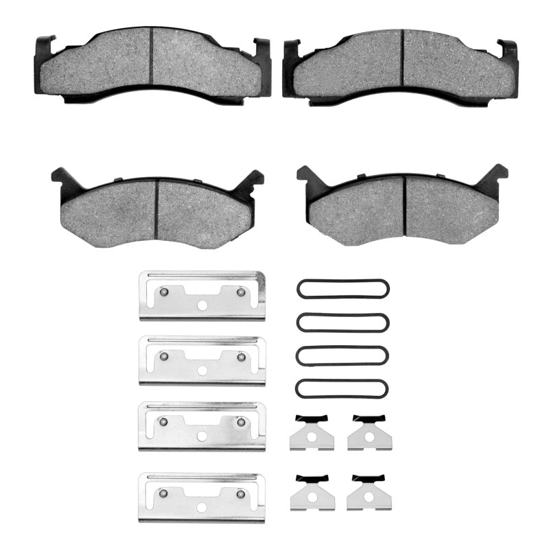 R1 Concepts R1 1973-1997 Chrysler New Yorker Front R1 Semi Met Pads & Hardware Kit