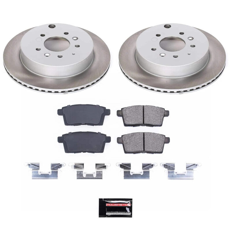 PowerStop Power Stop 07-12 Mazda CX-7 Rear Semi-Coated Rotor Kit