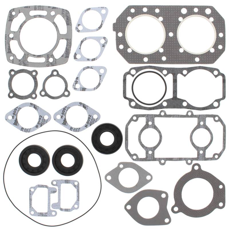 Vertex Pistons Vertex Gaskets 82-89 Kawasaki JS550 Complete Gasket Kit w/ Oil Seals