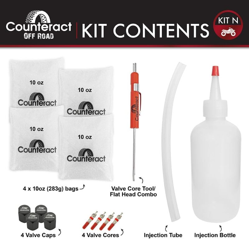 Counteract ATV/UTV Balancing Bead DIY Kit: (4) 10oz Bags